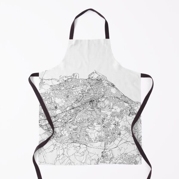 Item preview, Edinburgh White Map designed and sold by multiplicitymap.