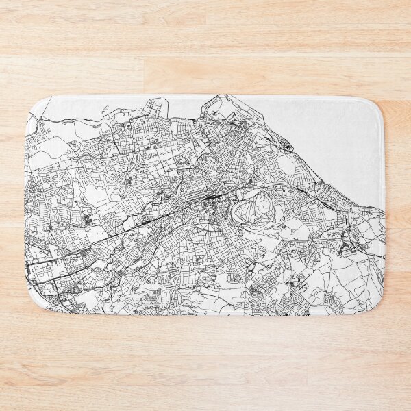 Item preview, Edinburgh White Map designed and sold by multiplicitymap.