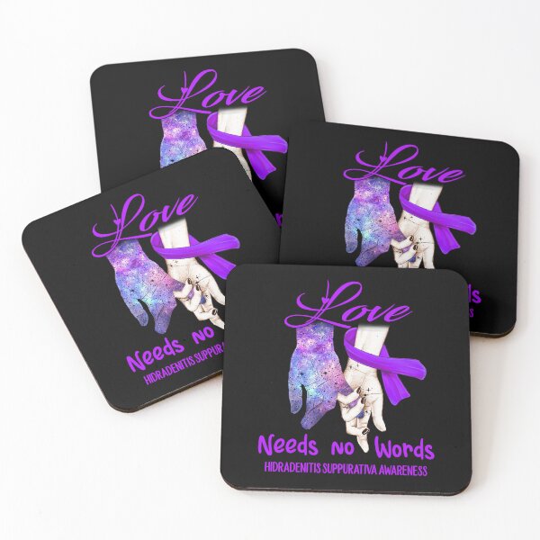 Item preview, Hidradenitis Suppurativa Awareness - Love Needs No Words designed and sold by ArangoaStore.