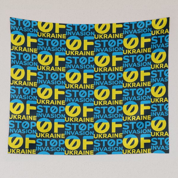 Item preview, STOP WAR IN UKRAINE, I Stand With Ukraine Flag Ukraine Strong Ukrainians Support, Stop putin stop wa designed and sold by KellJamie.