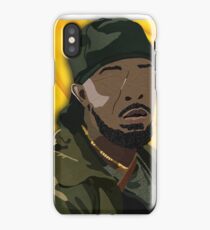 Omar l The Wire (Digital Fabric Collage) iPhone Case/Skin