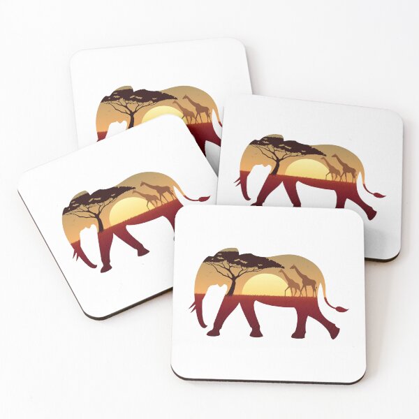 Item preview, Elephant Silhouette Landscape African designed and sold by Artwork  Shop.