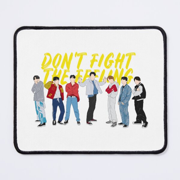 Item preview, EXO Don't Fight The Feeling Vector Art Sticker designed and sold by cinxart.