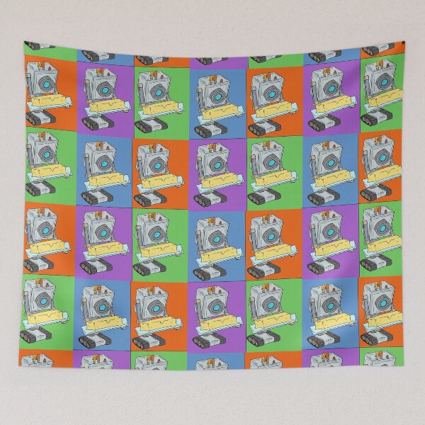 Item preview, Butter Robot In Color Squares  designed and sold by missmann.