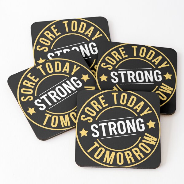 Item preview,  Sore Today Strong Tomorrow | Gym Motivation Quotes designed and sold by chetan786.