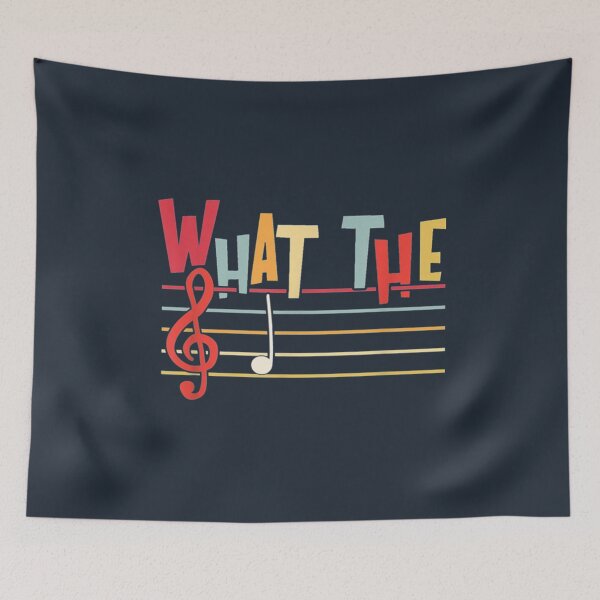 Item preview, What The F Funny Clef Note Music Pullover designed and sold by ly-s-art.