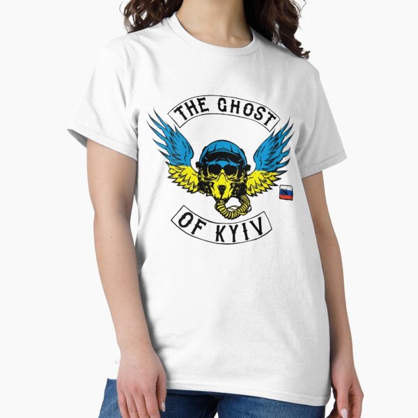 Item preview, Azov Ghost Of Kyiv Fighter Jet Pilot Tshirt Military   designed and sold by KellJamie.