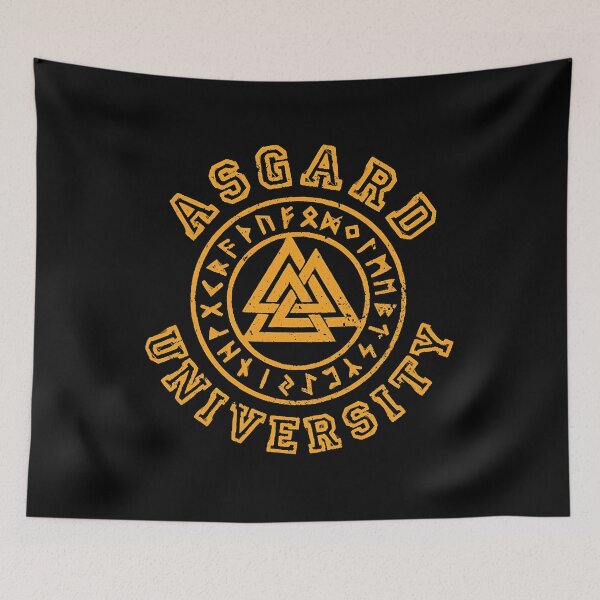 Item preview, Asgard University (Yellow) T-Shirt designed and sold by Iadiena09.