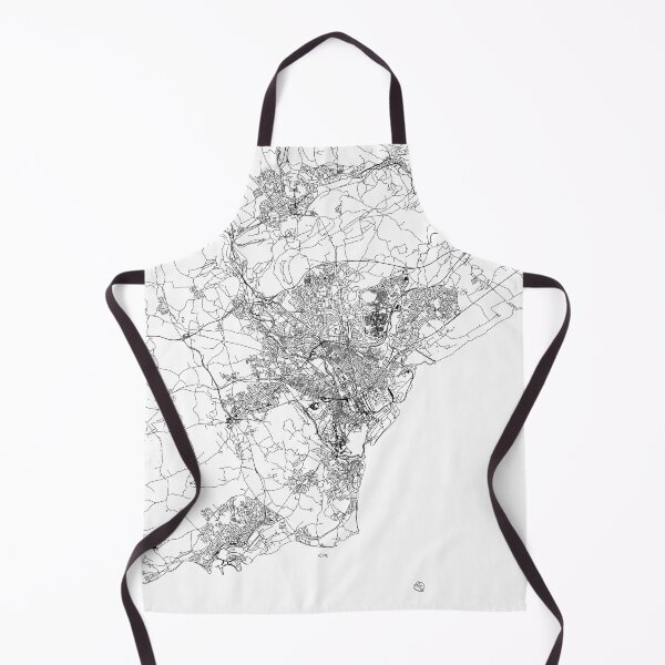 Artikelvorschau, Weiße Karte von Cardiff entworfen und verkauft von multiplicitymap.