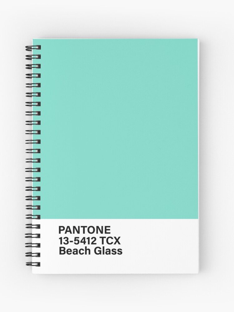 pantone 13-5412 TCX Beach Glass | Spiral Notebook