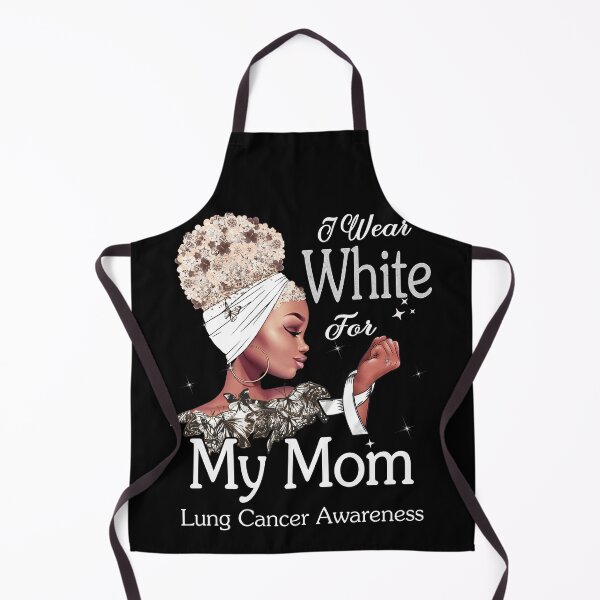 Item preview, Lung Cancer Awareness Black Girl I Wear White For My Mom designed and sold by tenjun16.