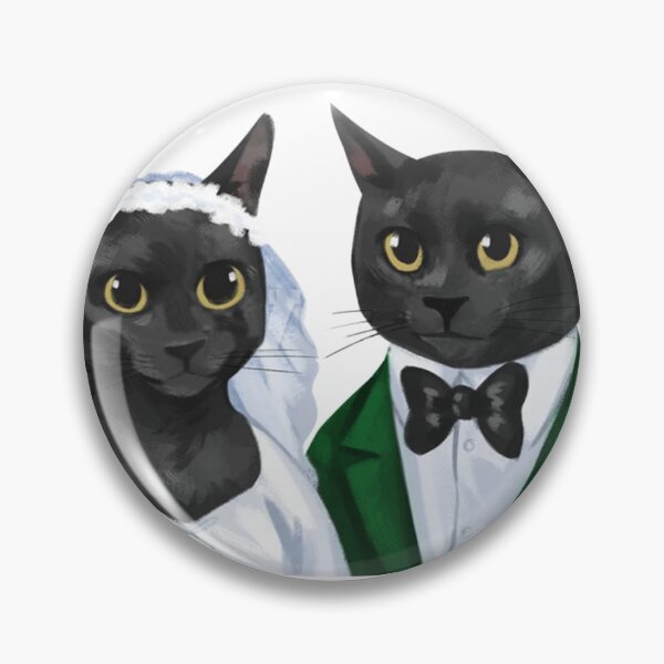 Item preview, Funny Just Married Couple Cat Lover Cat Couple, Married Couple designed and sold by PoojaSami.