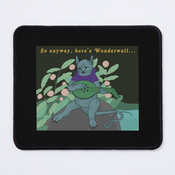 Item preview, Wonderwall Cat Bard Sticker designed and sold by tya99fwz45.