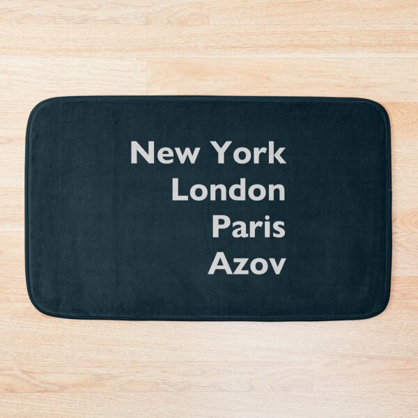 Item preview, New York London Paris Azov     designed and sold by KellJamie.