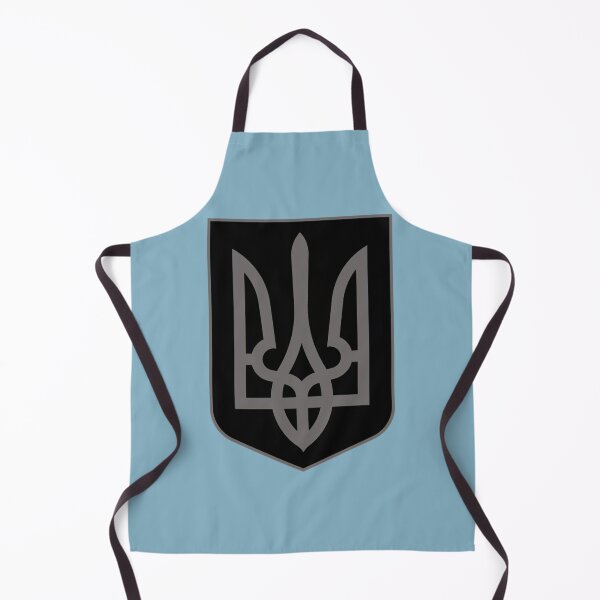 Artikelvorschau, Wappen der Ukraine in Schwarz und Silber entworfen und verkauft von KellJamie.