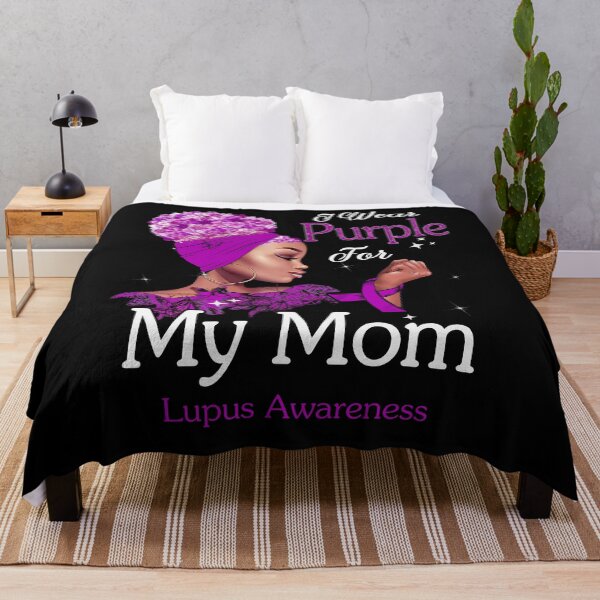 Item preview, Lupus Awareness Black Girl I Wear Purple For My Mom designed and sold by tenjun16.