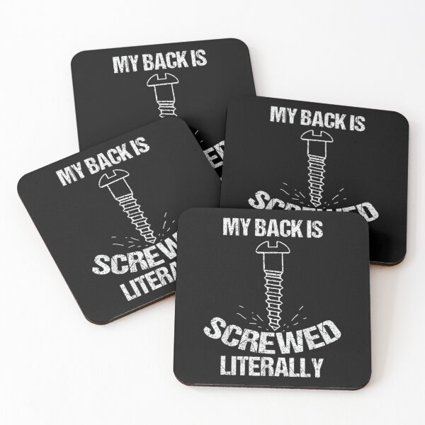 Item preview, Funny My Back Is Screwed Literally Cute Surgery Gift designed and sold by PoojaSami.