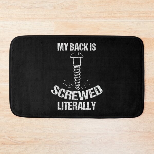 Item preview, Funny My Back Is Screwed Literally Cute Surgery Gift designed and sold by PoojaSami.