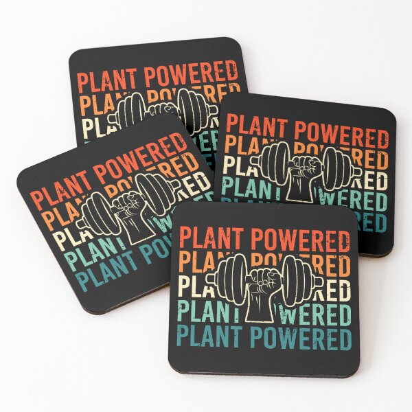 Item preview, Retro Gym Workout Plant Powered designed and sold by ReignGFX.