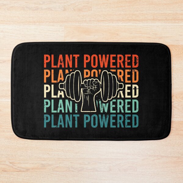 Item preview, Retro Gym Workout Plant Powered designed and sold by ReignGFX.