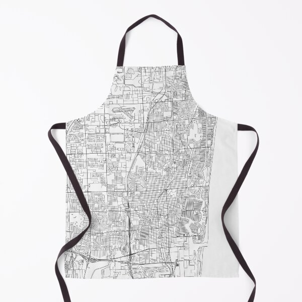 Item preview, Fort Lauderdale White Map designed and sold by multiplicitymap.