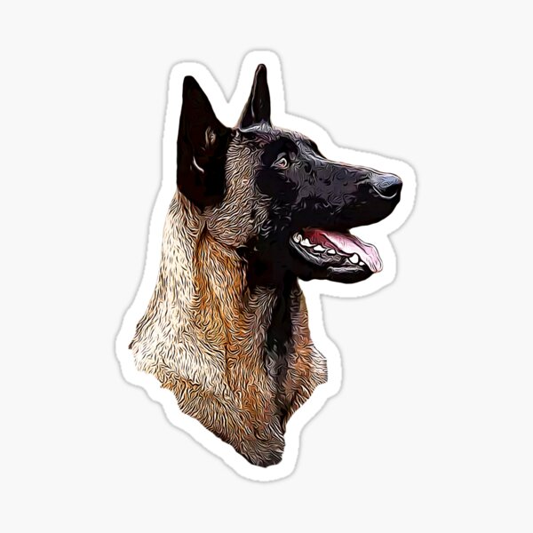 Item preview, Belgian malinois Shepherd designed and sold by ElegantCat.