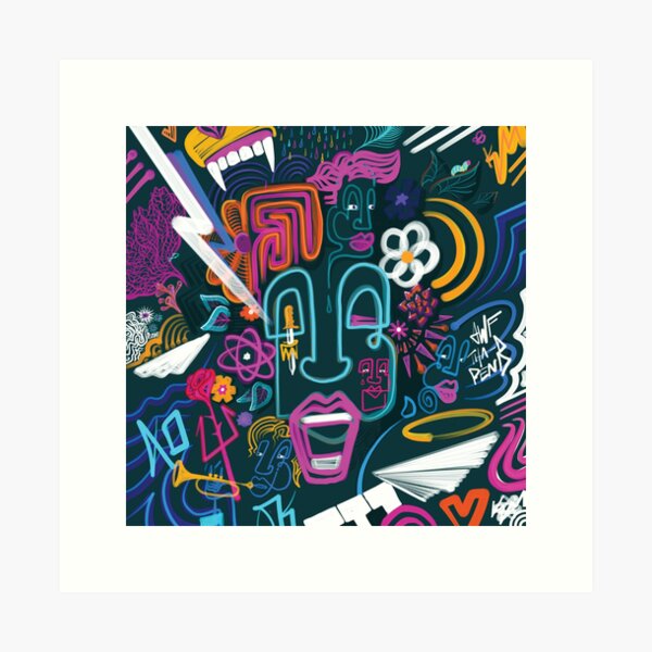 Jazz Noir Art Print