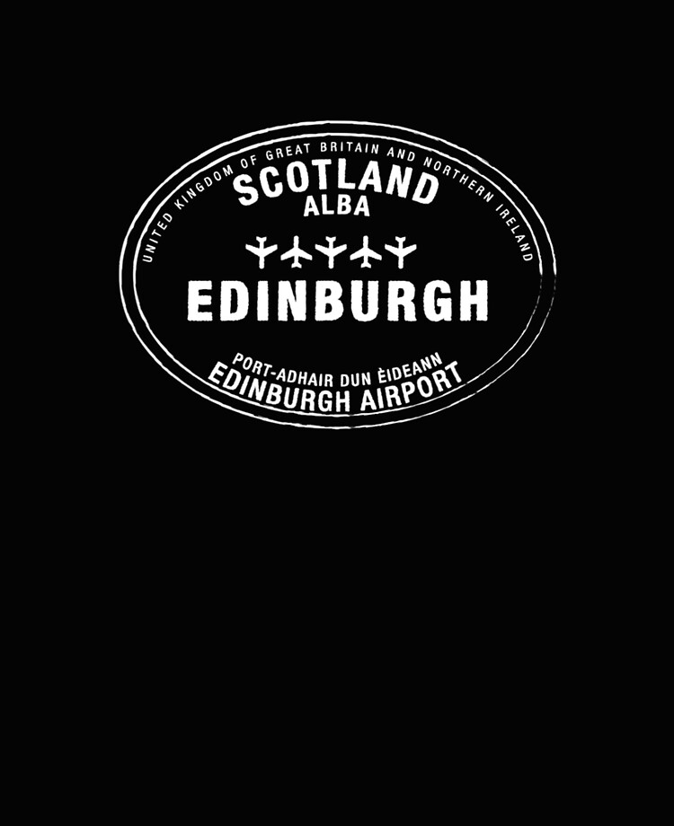 Edinburgh Scotland Passport Stamp Travel