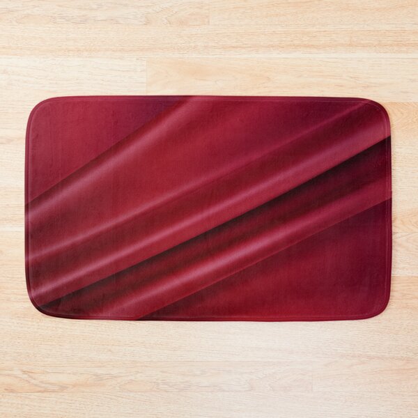 Item preview, Red silky satin fabric swirl wave designed and sold by MagicStrawberry.