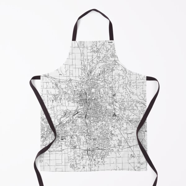 Item preview, Grand Rapids White Map designed and sold by multiplicitymap.