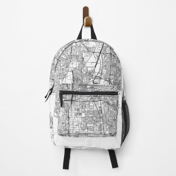 Item preview, Long Beach White Map designed and sold by multiplicitymap.