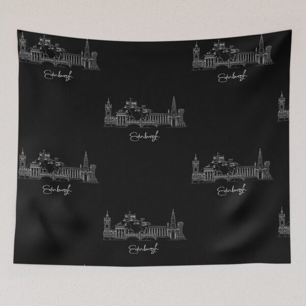 Item preview, Edinburgh Scotland Uk City Skyline W designed and sold by Luke Cantrell.