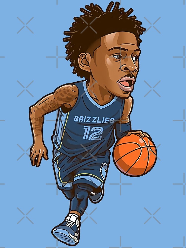 How to Draw Ja Morant Memphis Grizzlies - Art Tutorial 