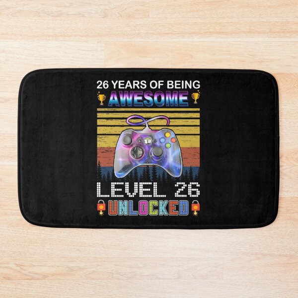 Item preview, 26 Years Of Being Awesome Level 26 Unlocked Gamer designed and sold by PansyBoyd.