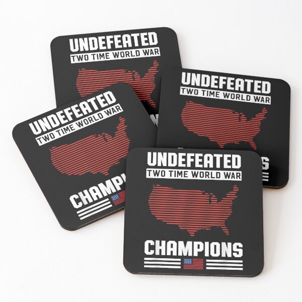 Item preview, 4th Of July Shirt Undefeated 2 Time World War Champs T-Shirt designed and sold by gladttkeal.