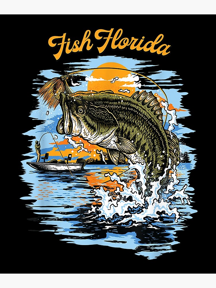 Vintage Fish Florida Love Fishing Poster for Sale by WardDennis