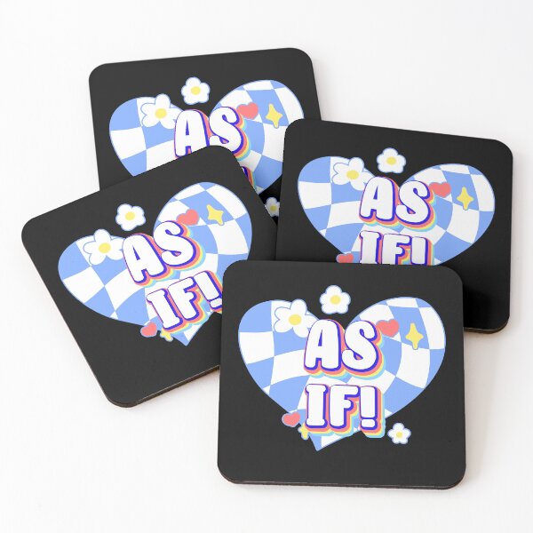 Item preview, As If! Retro 90s Y2K Slang Quotes Twisted / Warp Checkered Box Pattern Heart designed and sold by Annisa Yuwanda.