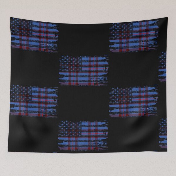 Item preview, Elliott American Flag Scottish Tartan designed and sold by Luke Cantrell.