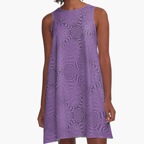 Purple lovers Purple Pattern  A-Line Dress