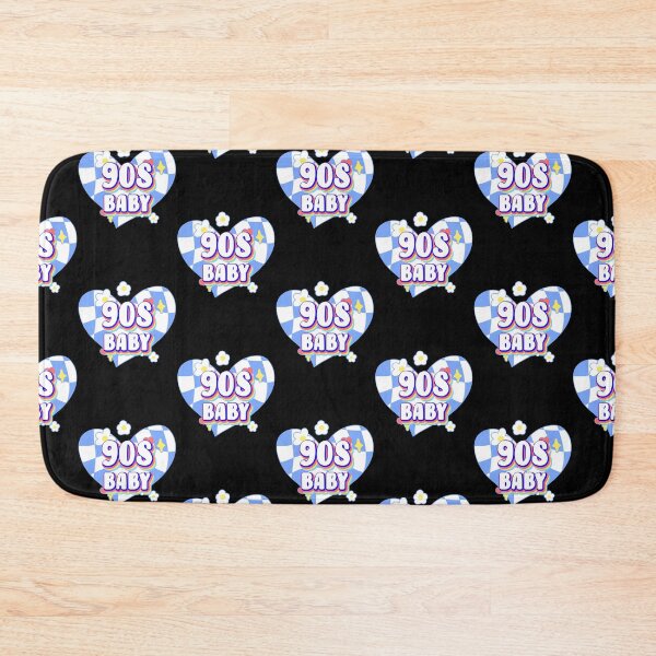 Item preview, 90s Baby! Retro 90s Y2K Slang Quotes Twisted / Warp Checkered Box Pattern Heart designed and sold by Annisa Yuwanda.
