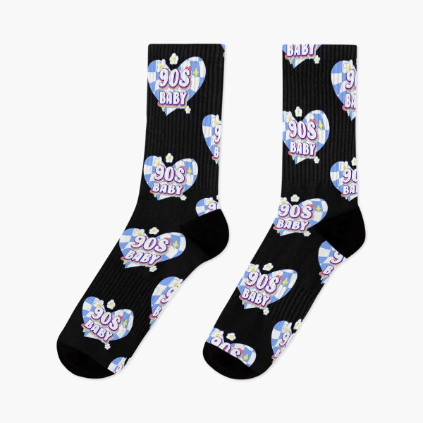 Item preview, 90s Baby! Retro 90s Y2K Slang Quotes Twisted / Warp Checkered Box Pattern Heart designed and sold by Annisa Yuwanda.