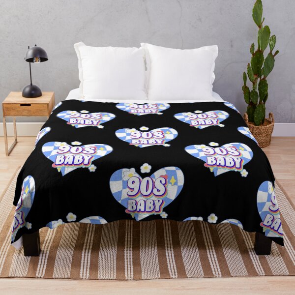 Item preview, 90s Baby! Retro 90s Y2K Slang Quotes Twisted / Warp Checkered Box Pattern Heart designed and sold by Annisa Yuwanda.