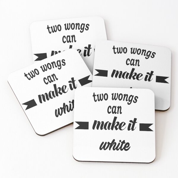Item preview, Tow Wongs Can Make It White  designed and sold by IGOOR.