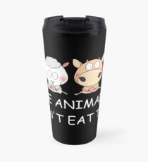 I LOVE ANIMALS SO I DON'T EAT THEM! Vegan Travel Mug