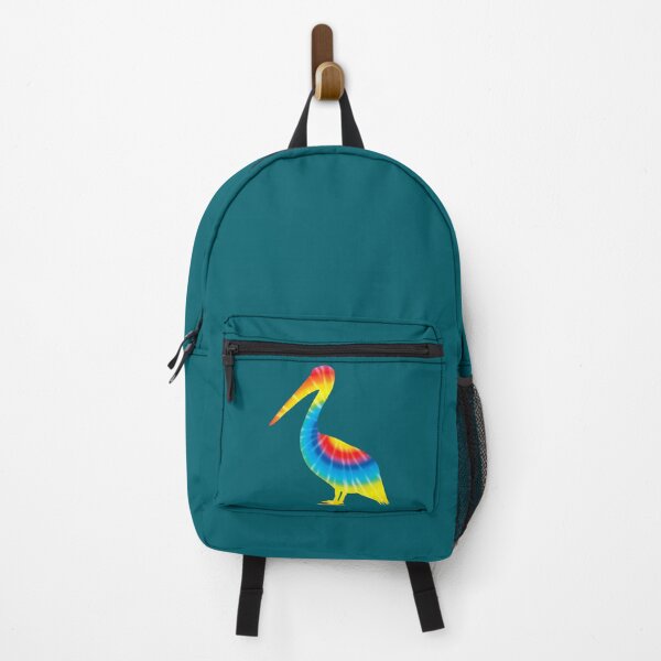 Item preview, Tie Dye Pelican Rainbow Print Bird Heron Hippie Peace    designed and sold by SmokeWorks1.