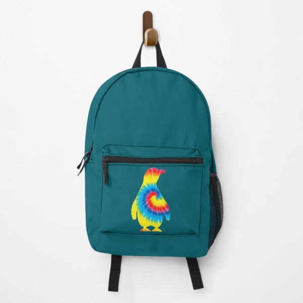 Item preview, Tie Dye Penguin Rainbow Print Bird Animal Hippie Peace    designed and sold by SmokeWorks1.