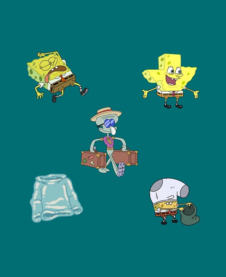 Spongebob Squarepants Mini Magnet Pack Set 7  iPad Case & Skin for Sale by  SmokeWorks1