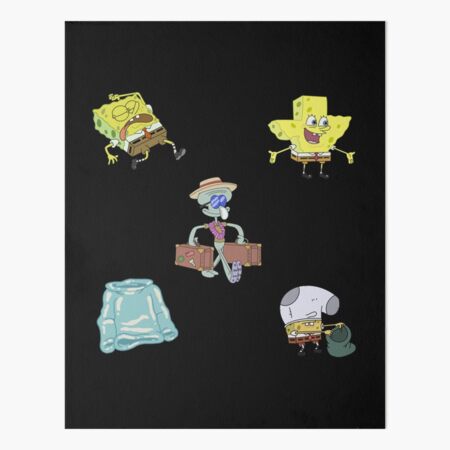 Spongebob Squarepants Mini Magnet Pack Set 7  iPad Case & Skin for Sale by  SmokeWorks1