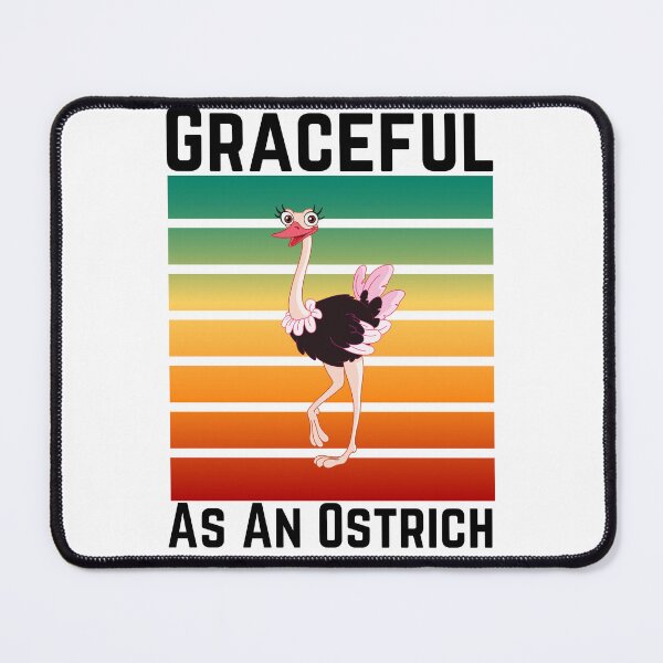 Item preview, Graceful As An Ostrich Funny Ostrich Lover Retro Ostrich designed and sold by badretop.