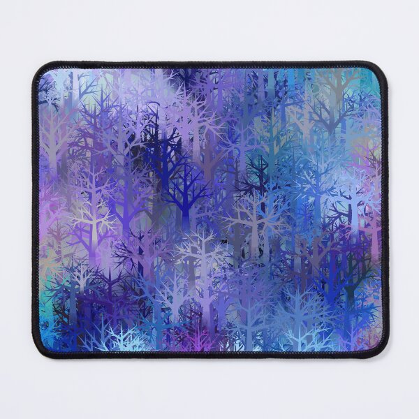Item preview, Colorful nature trees - winter blue designed and sold by Art by Lilia.